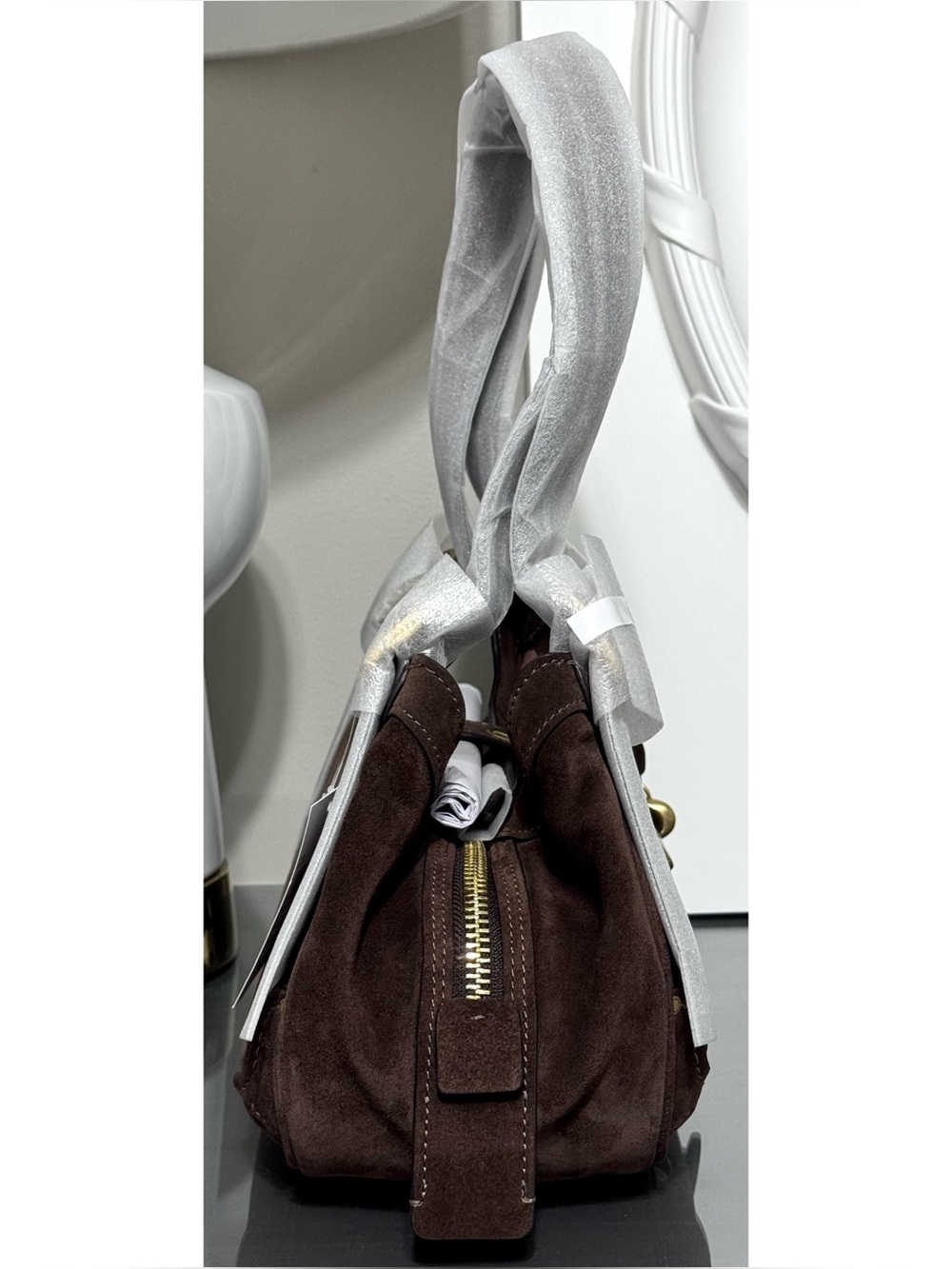 COACH Drifter Shoulder Bag 31, DARK CHOCOLATE - Picture 5 of 10